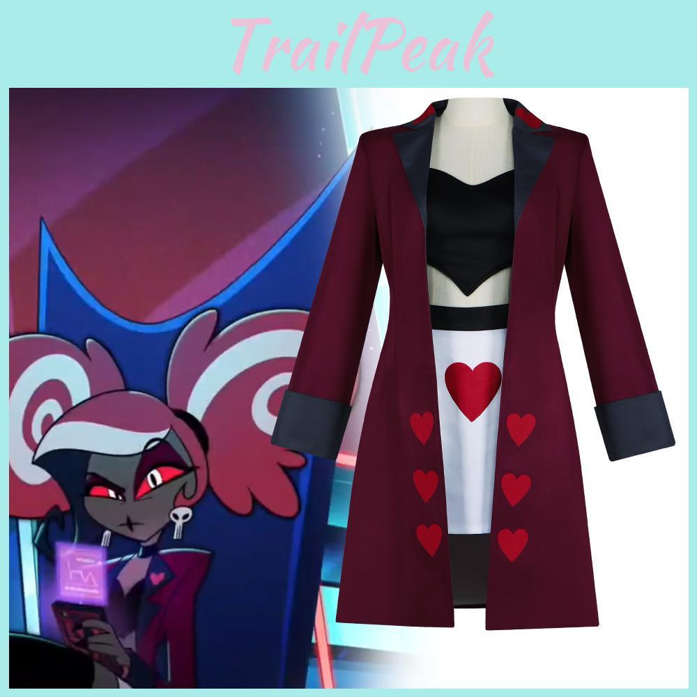 Hazbin Hotel Cosplay Costume With Polyester Fabric For Stage And Festival Events