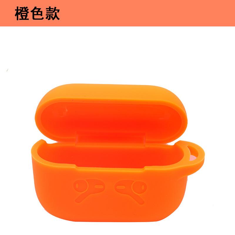 Silikonové pouzdro pro AirPods Pro proti pádu a proti poškrábání Nárazuvzdorný kryt s háčkem na klíče