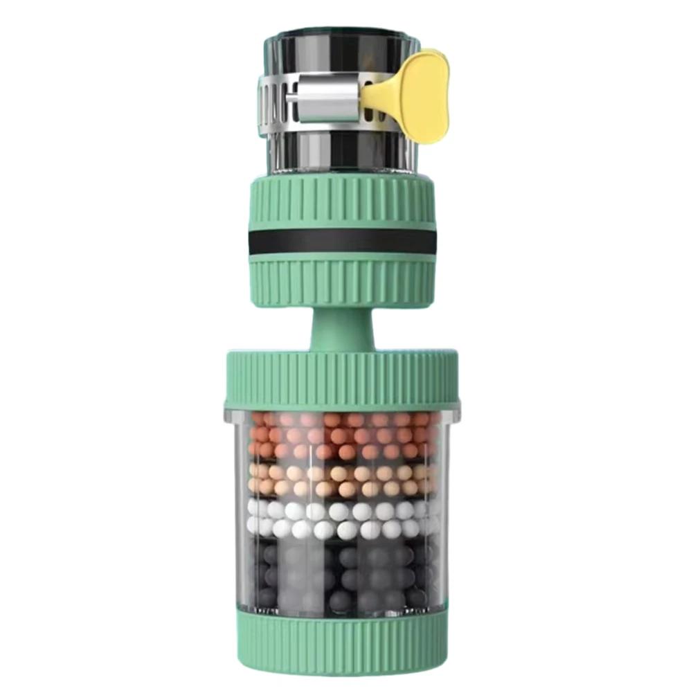 

6 слоев фильтра для воды очиститель крана вращающийся на 360 градусов водосберегающий барботер универсальный фильтр для крана для дома кухня ванная комната зелёный