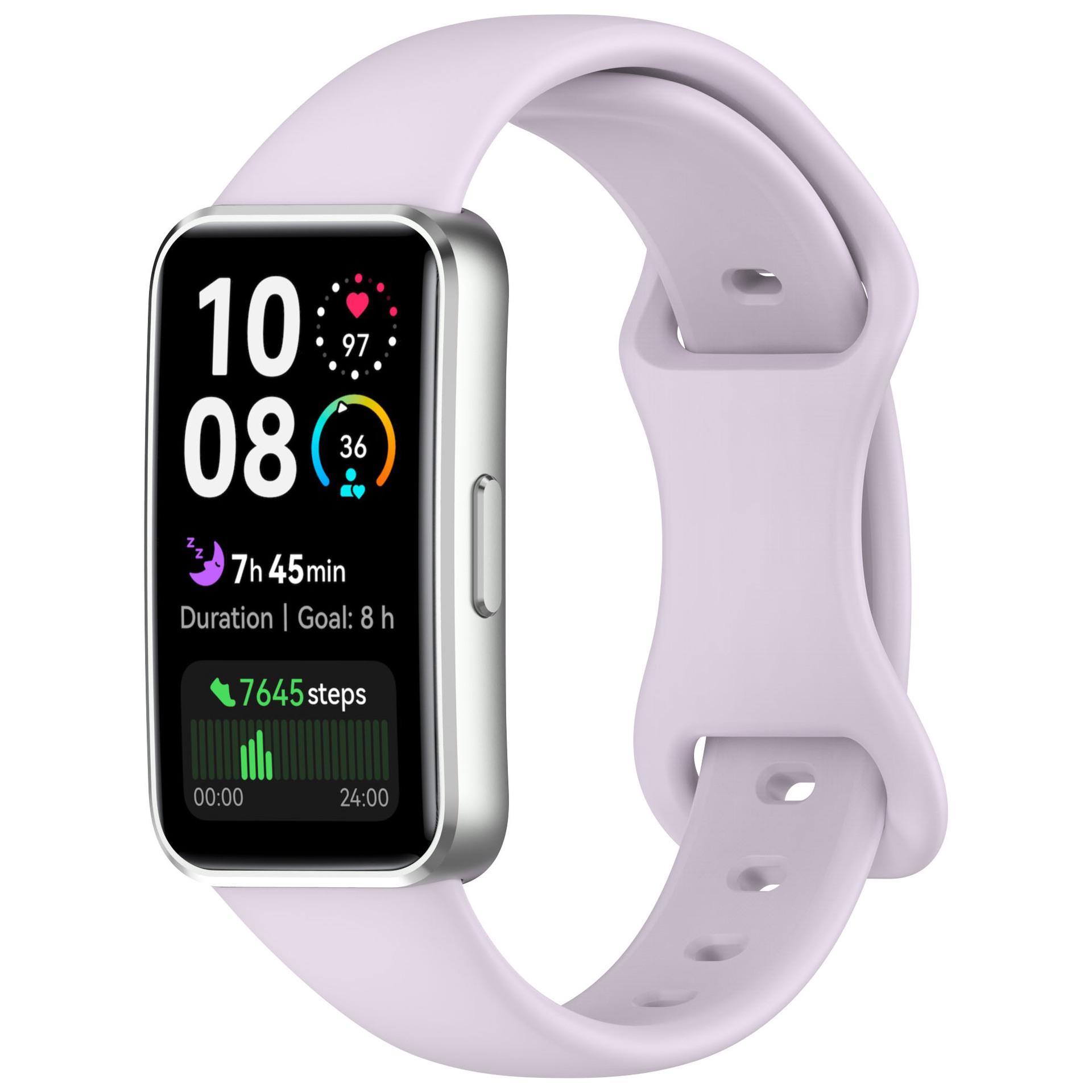 

Силиконовый ремешок для часов Huawei Band 10/98 с застежкой-бабочкой - Браслет для смарт-браслета Compatible with Huawei Band 10/9/8