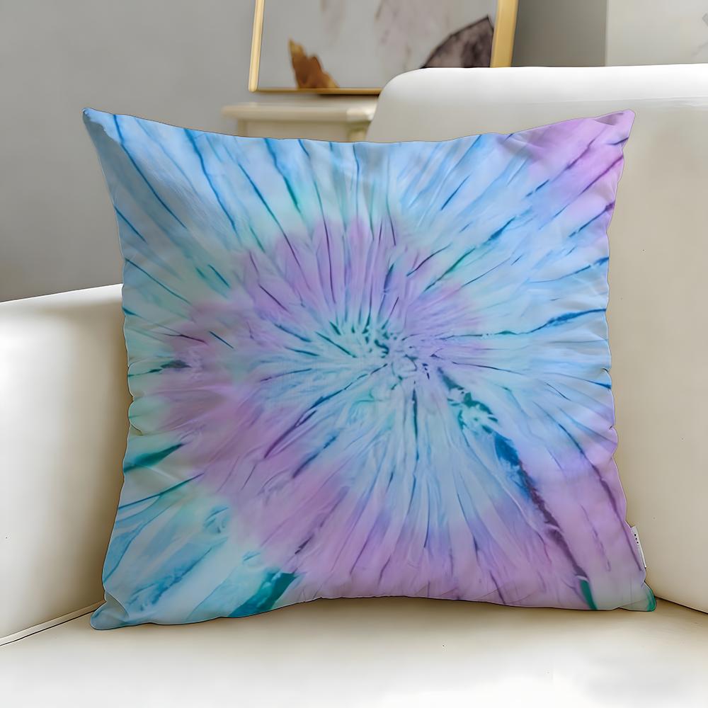 Solid Color Blocking Cushion Cover Soft EasyWash Pillow Case Versatile for Couch Bed Travel and Office