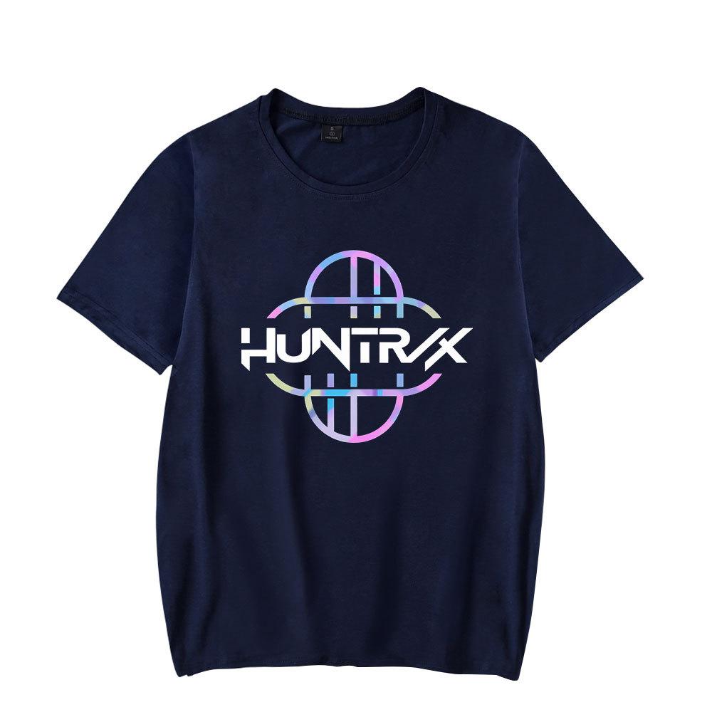 Anime KPop Demon Hunters Huntrix Tshirt Men Women Fashion Cotton T Shirt Summer Unisex Crewneck Short Sleeve  Streetwear Tees