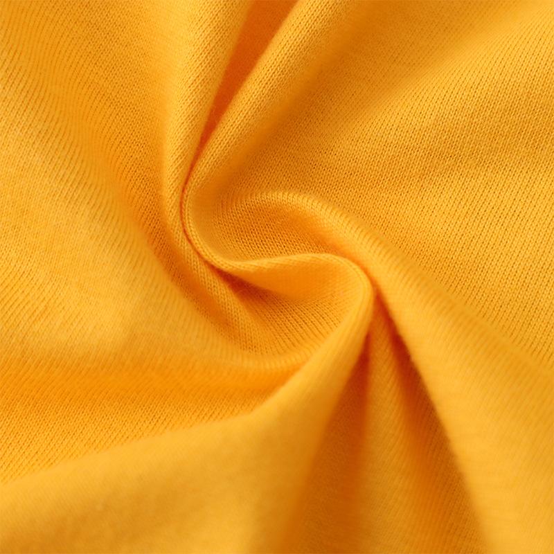 Summer New Style Knitted Cotton Short Sleeve Princess Dress for Young Girls