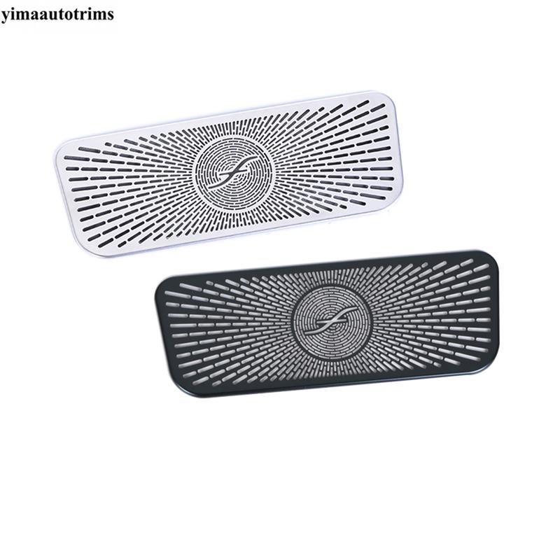 Rear Armrest Box AC Air Outlet Anti Kick Panel Cover Trim Stainless Accessories For Mercedes-Benz C Class W206 Sedan  - 2025