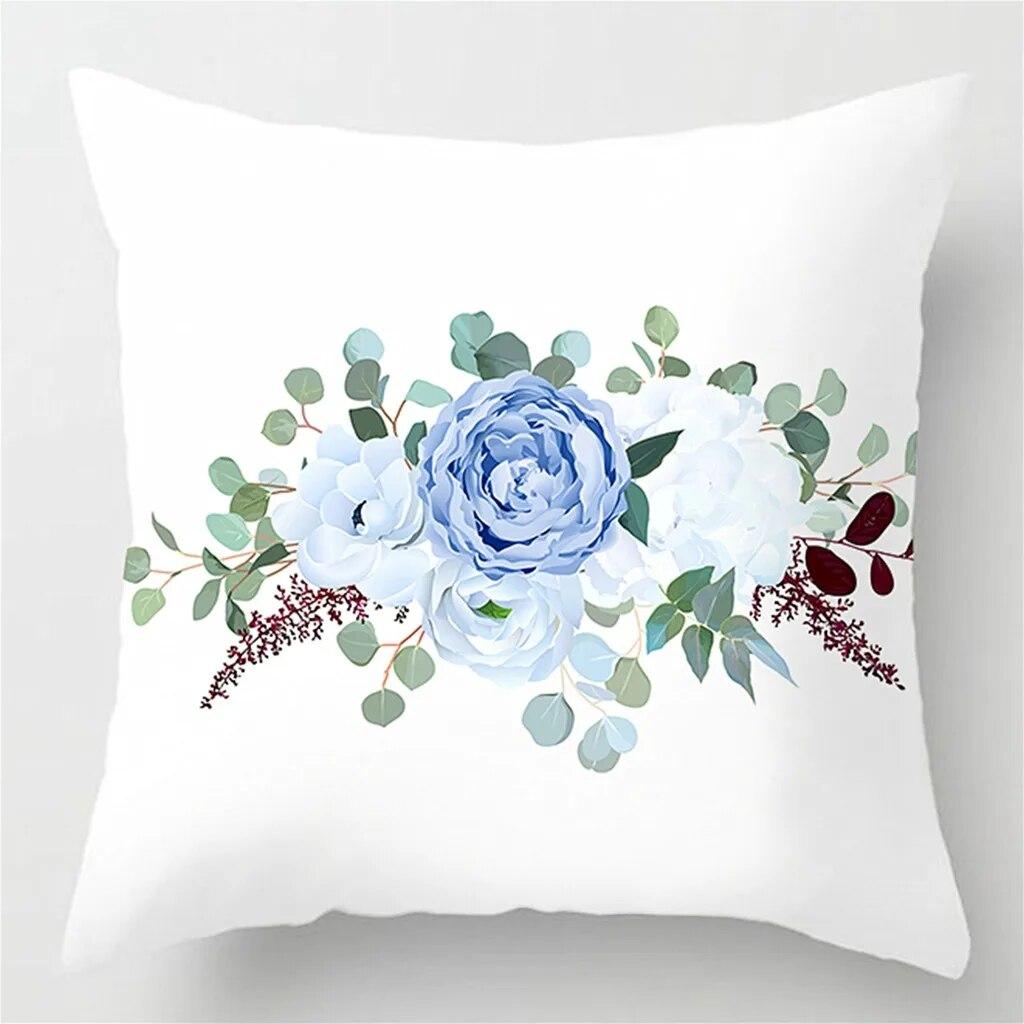 Rose Flower Pillowcase Car Sofa Cushion Cover Home Bedding