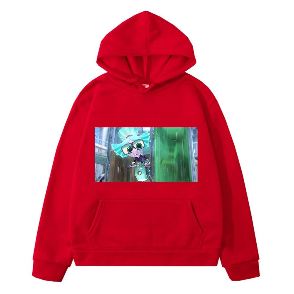 

The Fixies Cartoon Hoodies Флісовий світшот дитячий одяг для дівчаток y2k sudadera для хлопчиків аніме пуловер з капюшоном Осіння куртка Довгі топи 130 червоний