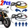 2 buc. 12 V LED inel furcă bandă lampă intermitent intermitent motociclete lumini de semnalizare și DRL chihlimbar alb moto intermitent accesorii auto