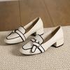 Retro With Medium Heels Square Toe Woman Pumps Spring and Autumn High Quality Quick Delivery Y2k On Promotion 39 Shoes for Women