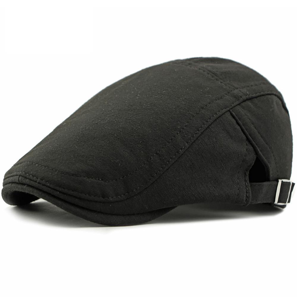 HT4423 Beret Spring Autumn Caps for Men Women Retro Artist Painter Knit Beret Hat Male Female Ivy Flat Cap Adjustable Beret Cap