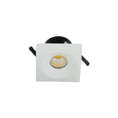 Mini Square Recessed LED Spotlight EVA-2 3W 3000K