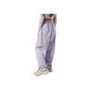 adidas Women's Dance Interlock Loose Track Pants Purple White JI9782