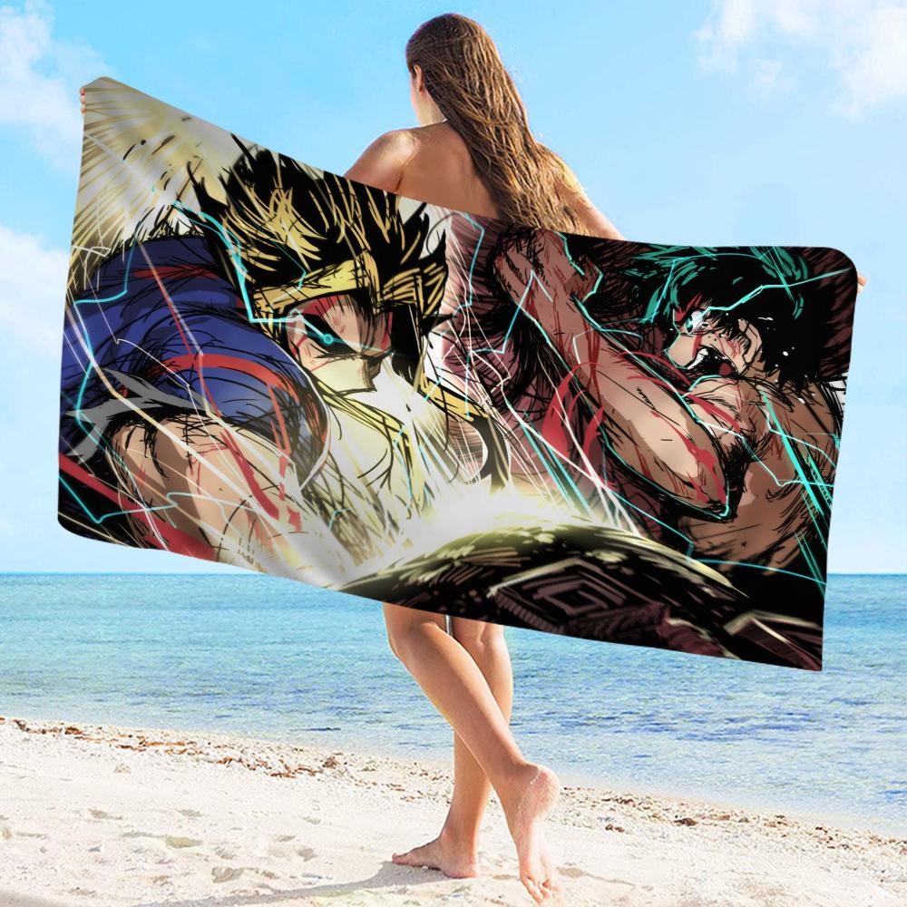 My Hero Academia Towel Microfiber Beach Towel Absorbent Quick Dry Soft Yoga Swimming Resort Mountain Climbing Towel
