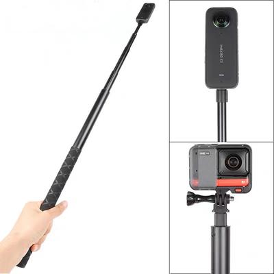 114cm/45pouces Perche à selfie pour caméra d'action Perche d'extension panoramique pour Gopro DJI Insta360 X5 / X4 / X3 Accessoires Go Pro