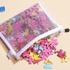 Toy Storage Bag Zipper Puzzle Subpackage Toy Organizer Transparent Children's Room Organization Small Child Storage Bag