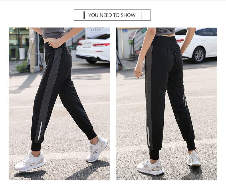 Women's Plus Size Autumn Yoga Pants – Breathable, Slimming, Loose Fit, Tapered Hem for Gym, Running, Sports