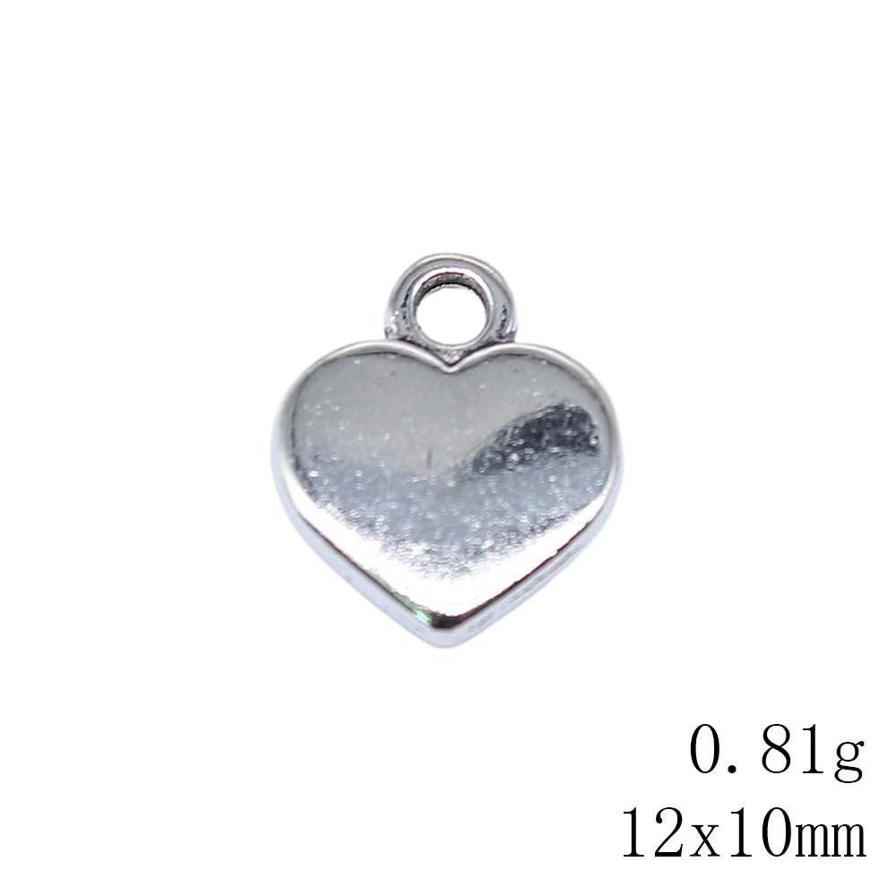 Back To School Charms Bulk Peach Heart Love Charms Pendant Women's Clothing Pendant