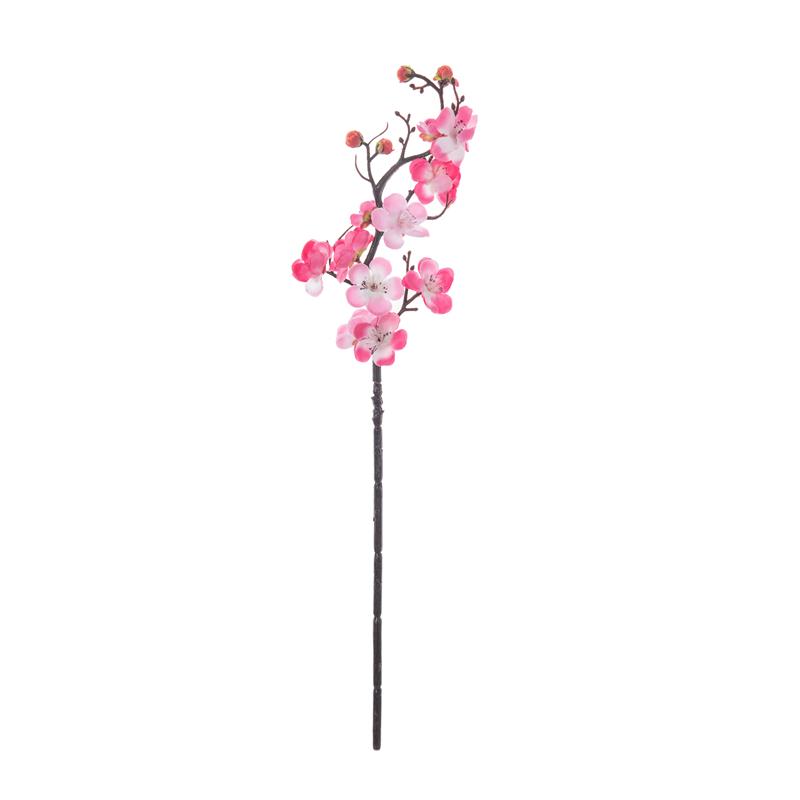 1PC Fiore Artificiale Ramo di Fiori di Pruno Fiore Real Touch per Tavolo Bouquet da Sposa Decorazione per la Casa Accessori per Ghirlande Natalizie