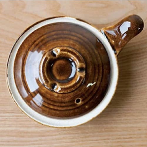 Iga-yaki Fried Egg Pan (set of 2) (brown Candy Glaze)