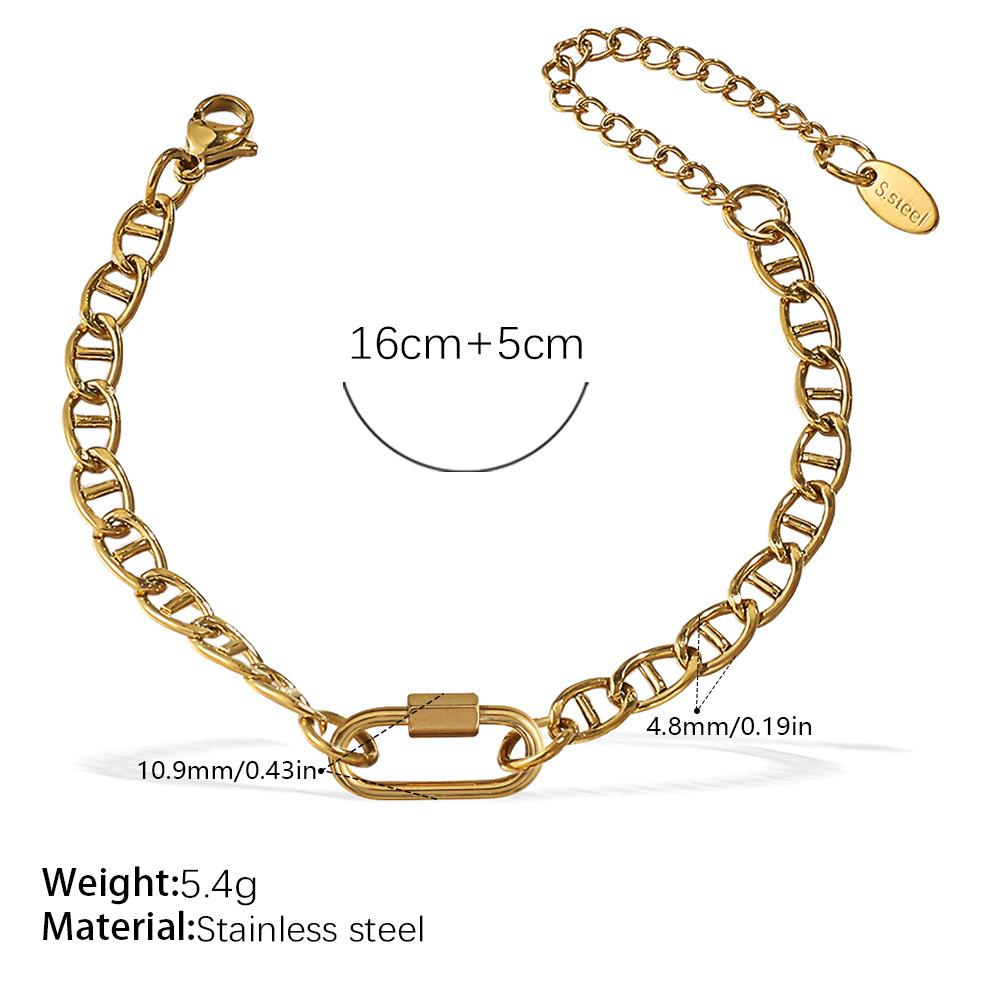 Japan And South Korea Fashion Niche Bracelet Necklace Women'S Personality Design Versatile Jewelry Does Not Fade Popular Trend
