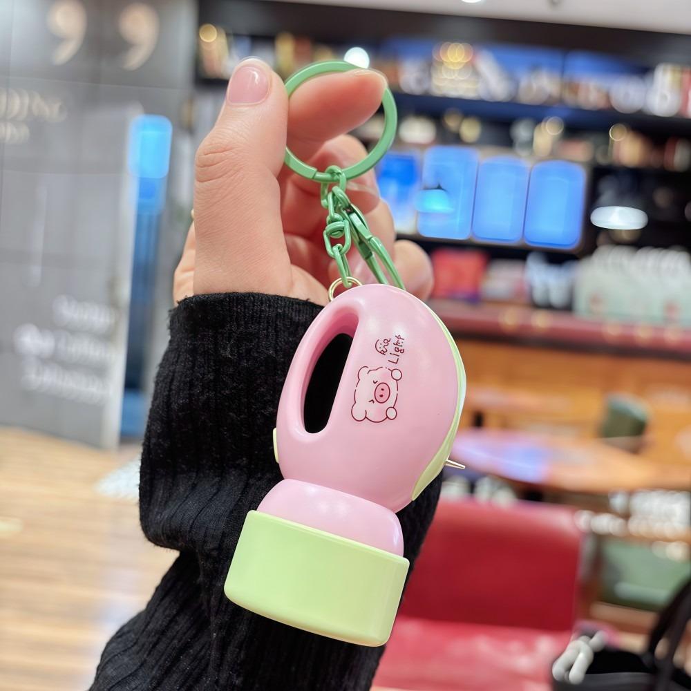 MINI Light-Up Flashlight Keychain Lightweight LED Bag Charm Night Light Pendant Key/Backpack Decor