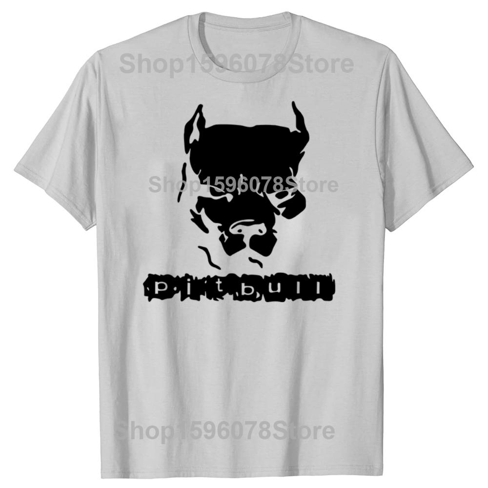 Funny Pitbull American Pit Bull Dog Dad T Shirts Graphic Cotton Streetwear Short Sleeve Birthday Gifts Summer Style T-shirt