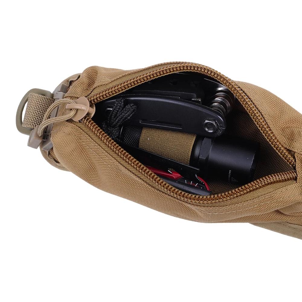 Camping Shoulder Pad Pouch EDC Tool Sundries Bags Compact Pouch Pack Shoulder Strap Backpack Molle