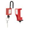 Lock Circuit Breaker Lockout Alloy Serrated Nylon Padlock 25mm Lockhole Lockout Tagout Device