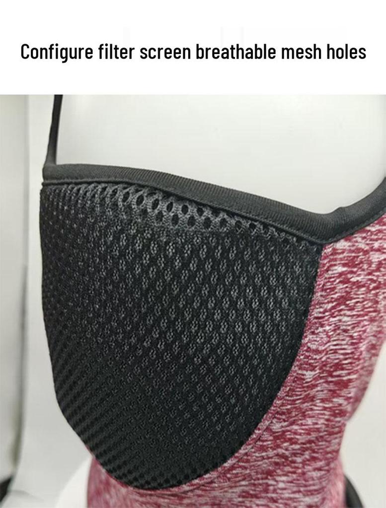 Winter Sports Plus Velvet Balaclava: Warm, Breathable, Elastic Face Mask with Nose & Mouth Opening, Windproof Helmet Liner Hat