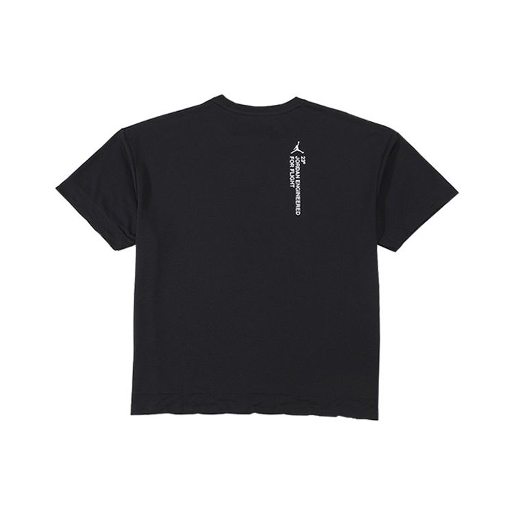 Air Jordan 23 Engineered Sport Round Neck Short Sleeve T-Shirt Men Tops Black AT9788-010