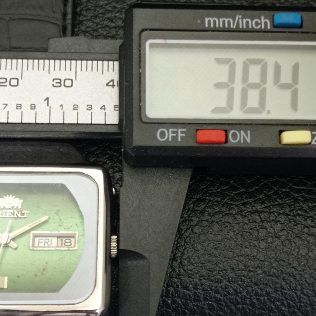 USED JAPAN ORIENT CRYSTAL 46941 AUTOMATIC MENS ORIGINAL DIAL WATCH A432876-2 R113-a432876