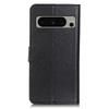 Phone Case for Google Pixel 8 Pro Litchi Texture Leather Wallet Flip Stand Phone Cover