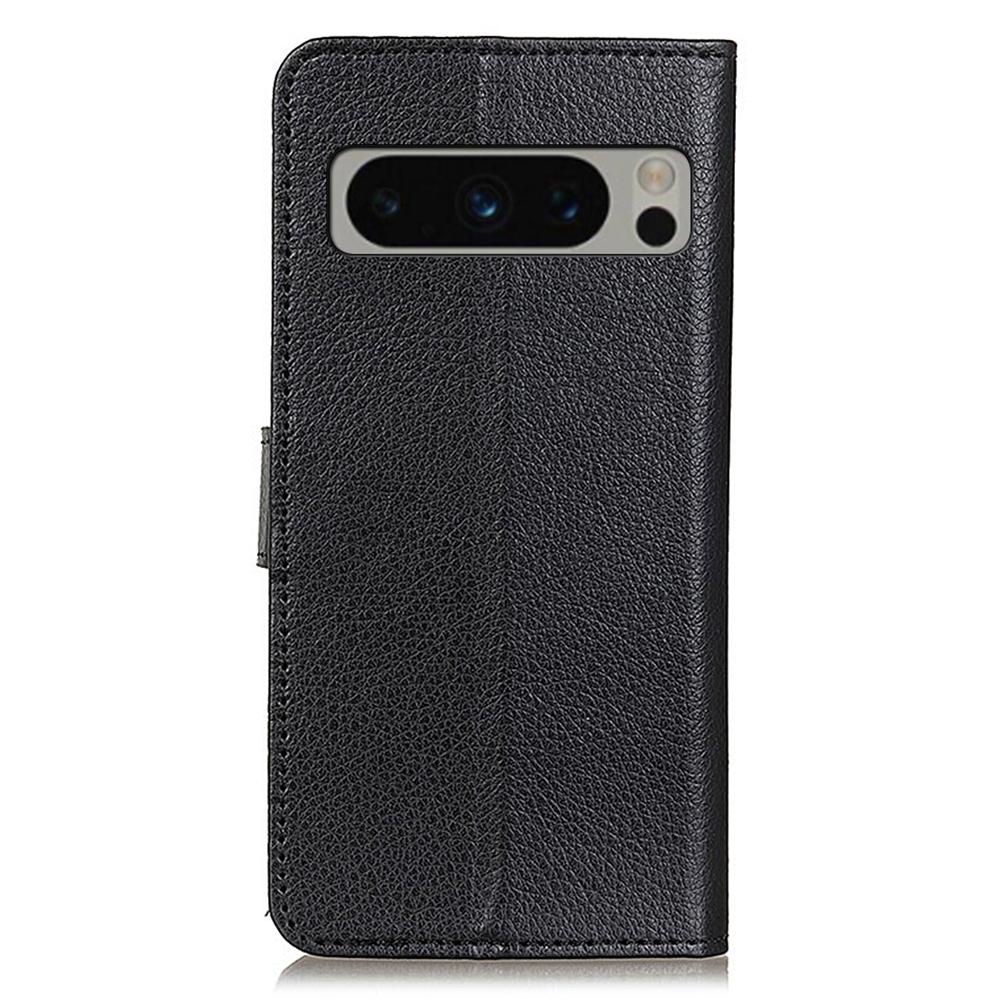 Phone Case for Google Pixel 8 Pro Litchi Texture Leather Wallet Flip Stand Phone Cover