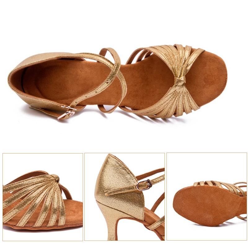 Dam Tango Sällskapsdans Latin Vals Dans Flickor Festskor Högklackade 7.5CM