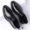 Men's Classic Loafers with Platform Heightening Feature. Business Formal Leather Shoes for Formal Occasions. Conference Shoes.