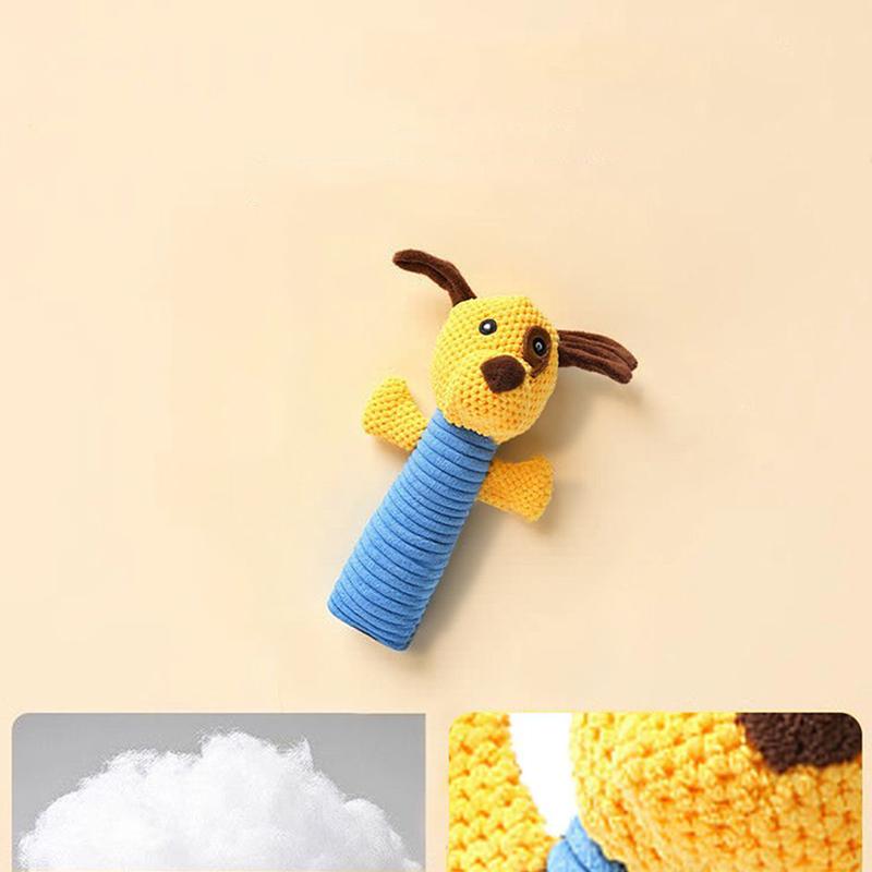 Plush Pet Chew Toys for Small Medium Dogs Squeaky Puppy Dog Toy Teeth Clean French Bulldog Poodle Pug Animals Pets Accessories