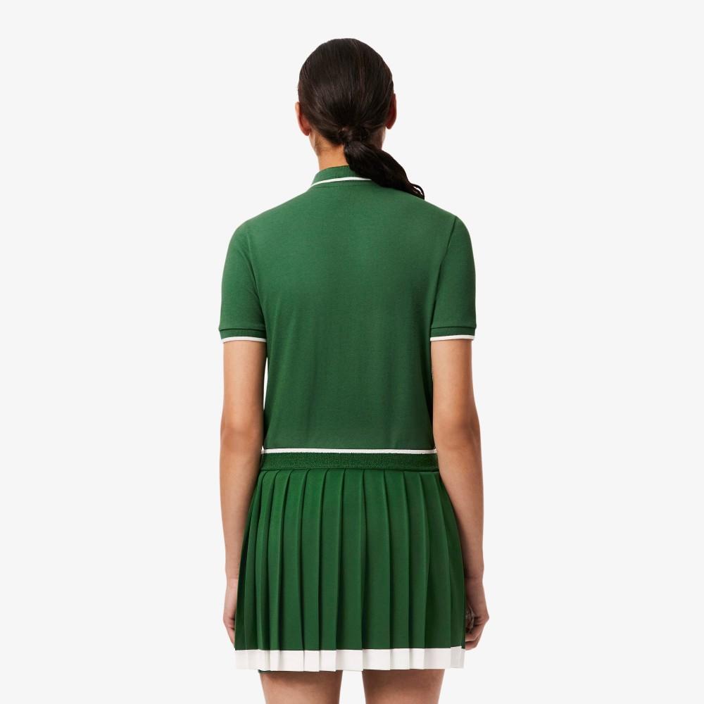 [lacoste] Women's Tennis Heritage Tipped Polo Shirt PF8603-55NYRR