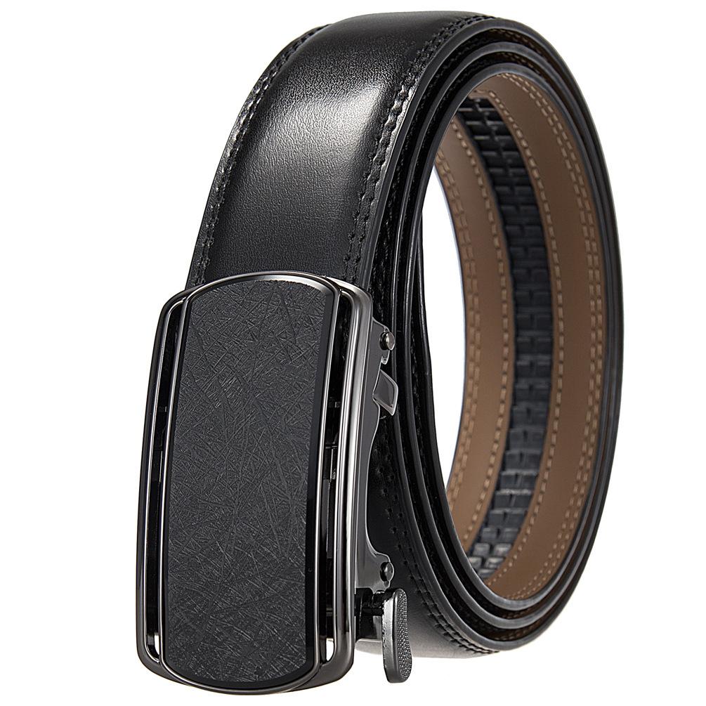 1 buc. Curea de modă pentru bărbați, Curea cu cataramă automată cu cataramă interioară Ly36-8040