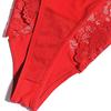 1pcs Lace Sexy Women G-string Low Rise Red Perspective Floral Panties Breathable Intimate Lingerie Ladies Thongs Underwear