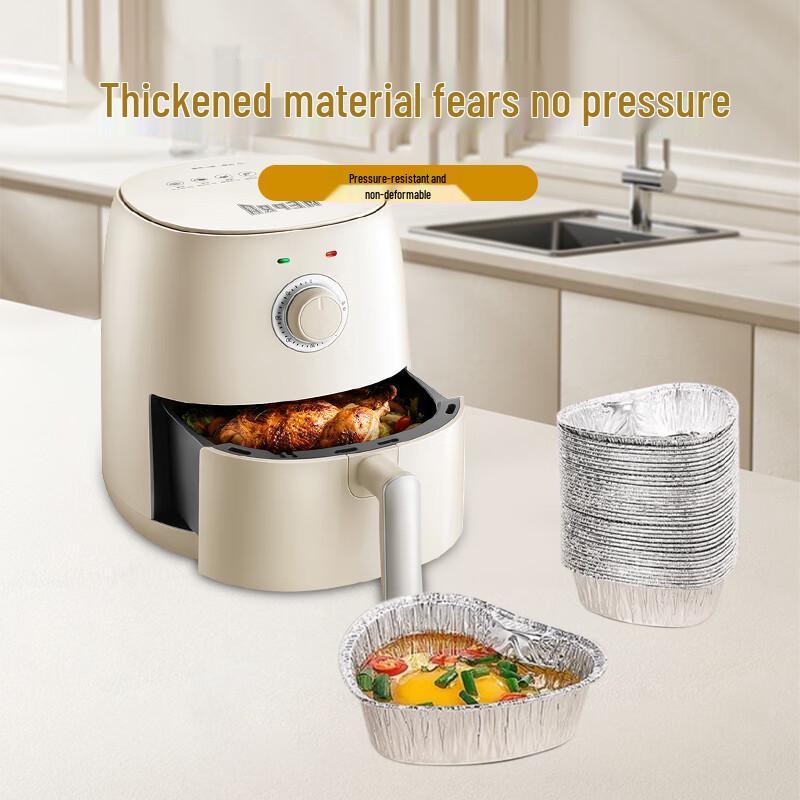 Disposable Heart-Shaped Aluminum Foil Egg Cup