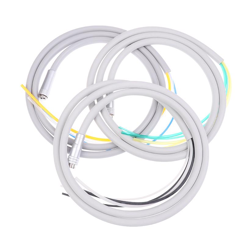 High Quality Dental Handpiece Hose Tube With Fitting 4 Holes For Dental High Speed Tracheal Water Pipe Dentistry Materials