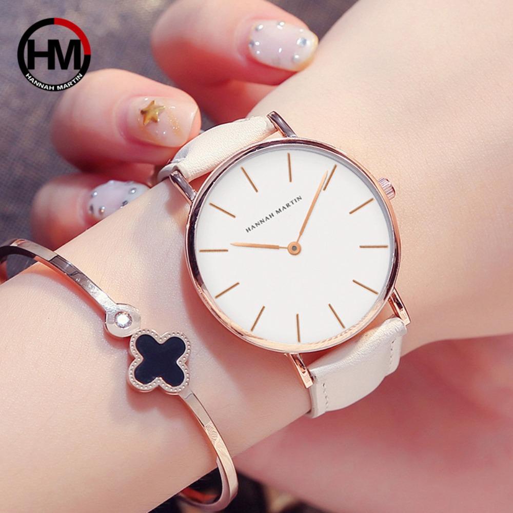Ladies Watch Waterproof 36mm Dial Design Simple and Versatile Watch