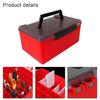52 Fächer Kunststoff Angelgerät Box Tintenfisch Jig Hardbaits Behälter Köder Werkzeug Aufbewahrungskoffer Angeln Gefütterte Box Organizer