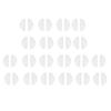 20Pair/set Invisible Glasses Nose Pads D Shape Stick on Spectacles Nose Pads Nasal Supports