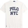 T-shirt en maille de coton à col rond avec motif lettres Polo Édition Classique Hauts pour homme MNPOTSH1N823181-100