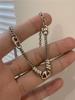 Yinruitai S925 Sterling Silver Retro Pig Nose Spliced Women's Necklace - Light Luxury, High-End Design