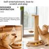 Rotating Platform Cat Turntable Column Wear-resistant Stand Scratching Board  Interactive Balls
