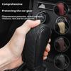 Car Shift Handle Cover PU Leather Non-Slip Wear-resistant Shift Knob Decor Protective Cover