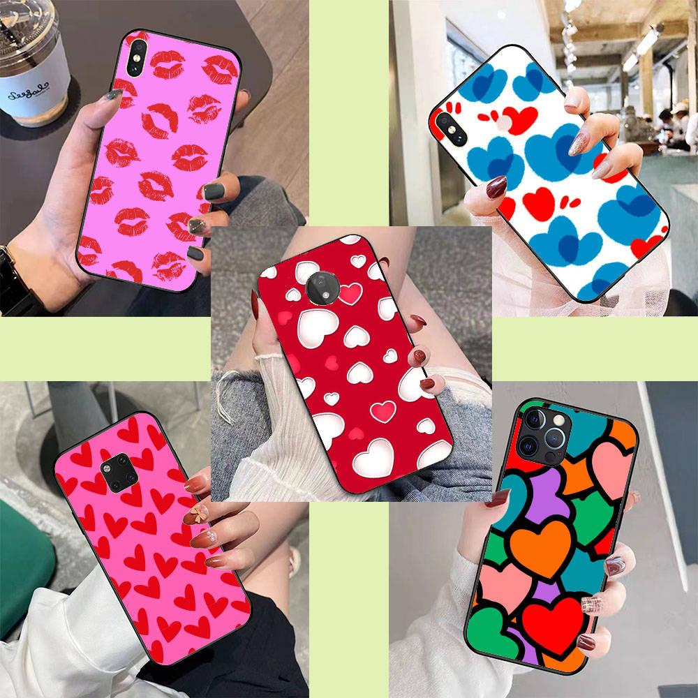 

DK-24 красочный любовь силиконовый чехол для iPhone 15 14 Xiaomi POCO M6 F6 Redmi Note 13 12 13C 8 9 Samsung S24 S23 S22 S21 FE Pro Plus Ultra Samsung S24 Ultra олений