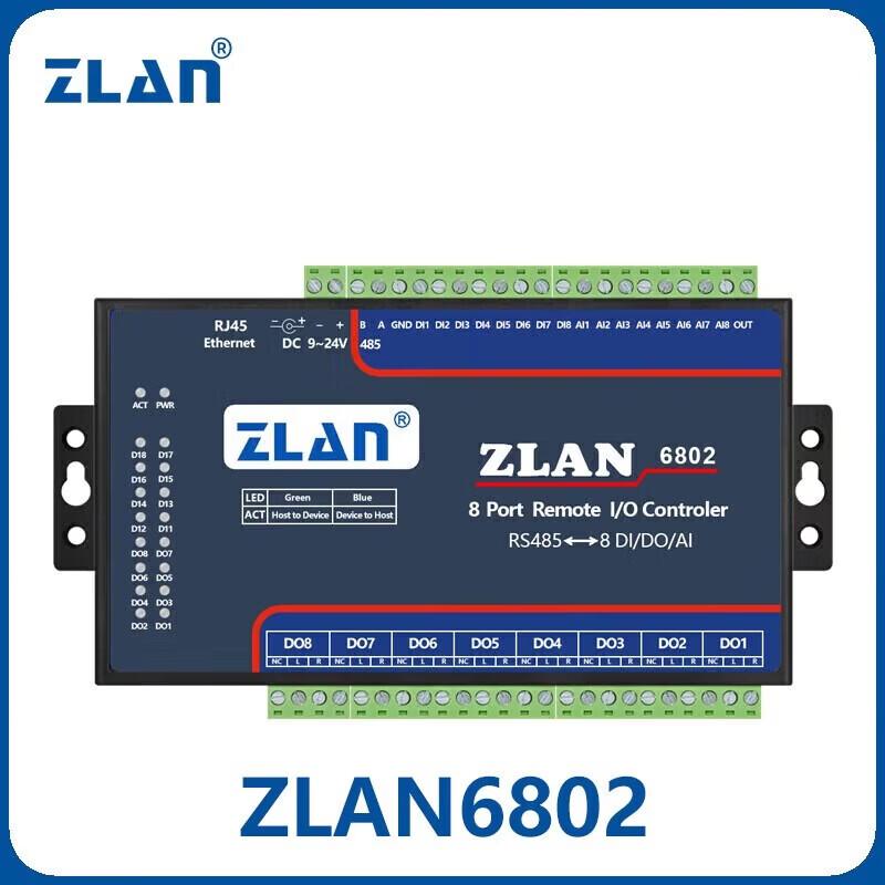 ZLAN Multi-Channel Remote IO Controller