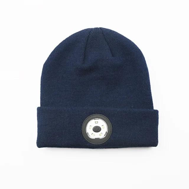 Hot Warm Beanie Wireless LED Music Hat Wireless Smart Cap Headphone Speaker Wireless Communication Night Outdoor Lighting Hat